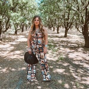 Cowboy Print Women's Pants